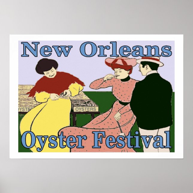 Orleans Oyster Festival Poster (Front)