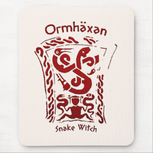 Ormhäxan Snake Witch Rune Mouse Mat