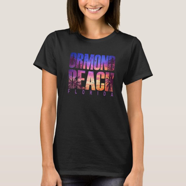 Ormond Beach Florida Summer Vacation Matching Fami T-Shirt (Front)