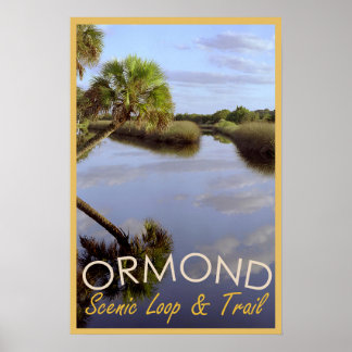 Ormond Scenic Loop and Trail Travel Poster