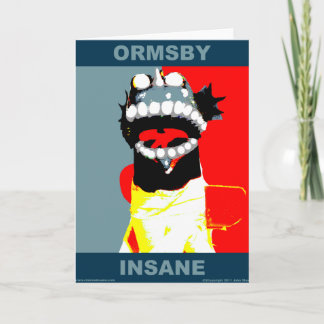 Ormsby Campaign Greeting Card (Blank Inside)