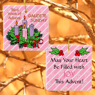 Ornament #3 of 4: 3rd Week of Advent (JOY)