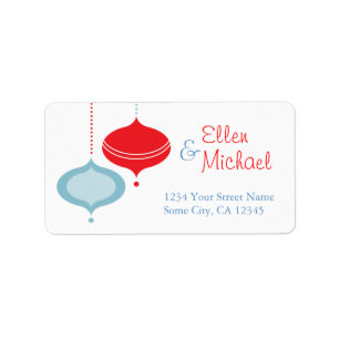 Ornament Address Labels