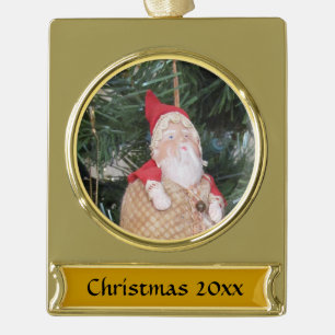 Ornament - Antique Santa and Text