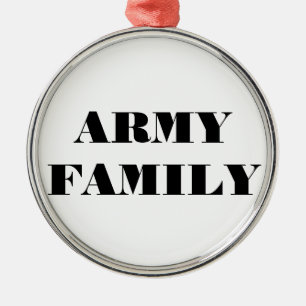Ornament Army Family