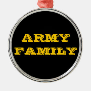 Ornament Army Family