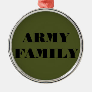 Ornament Army Family