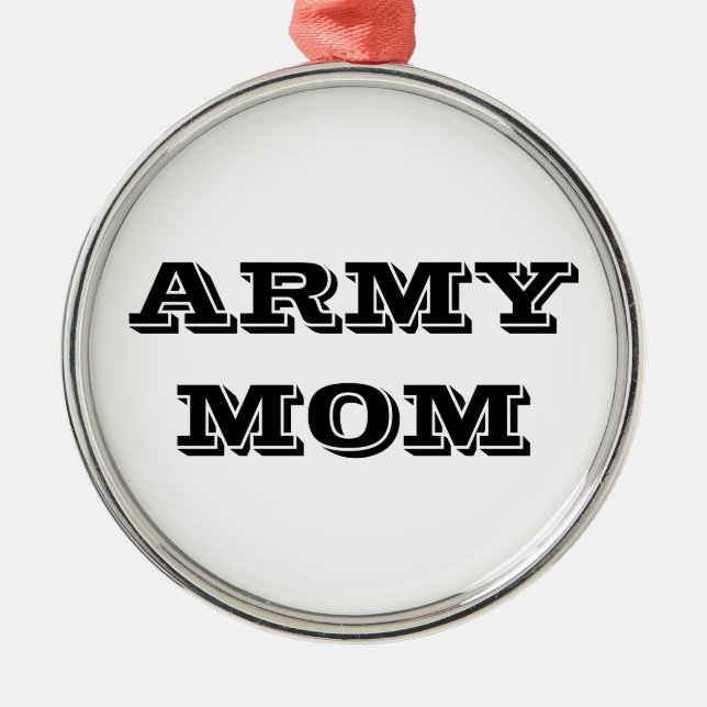 Ornament Army Mum (Front)