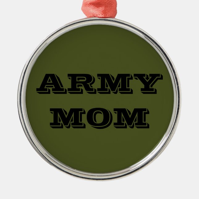 Ornament Army Mum (Front)