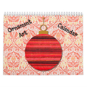 Ornament Art Christmas Year Around Calendar
