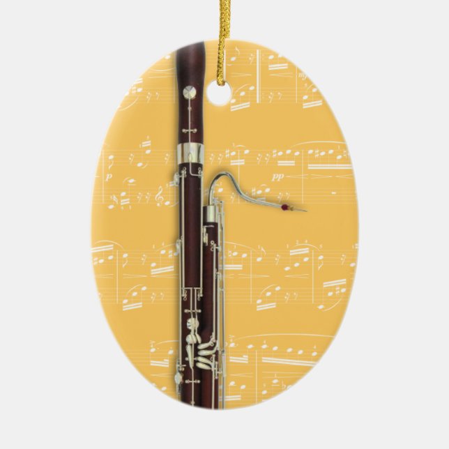 Ornament - Bassoon 2 - Pick your colour (Front)