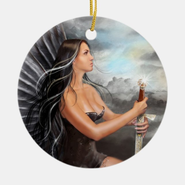 ornament Black Angel (Front)