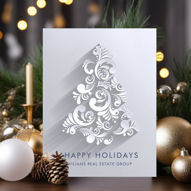 Ornament Christmas Corporate Greeting Holiday Postcard (Creator Uploaded)