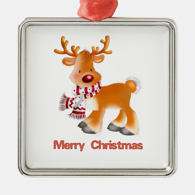 Ornament | Christmas | Reindeer | Merry Christmas (Front)