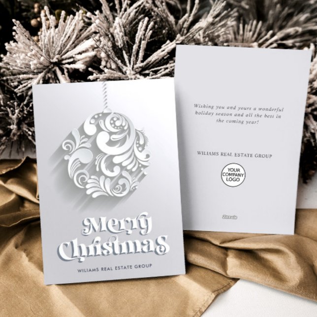 Ornament Christmas Tree Corporate Greeting Holiday Card (Creator Uploaded)