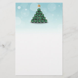 Ornament Christmas Tree - Stationery Letterhead