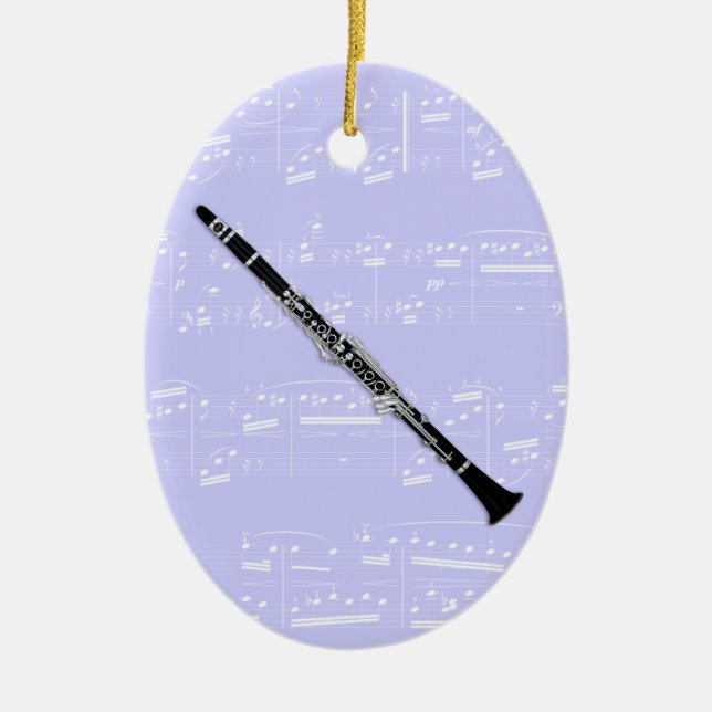 Ornament - Clarinet - Pick your colour (Front)