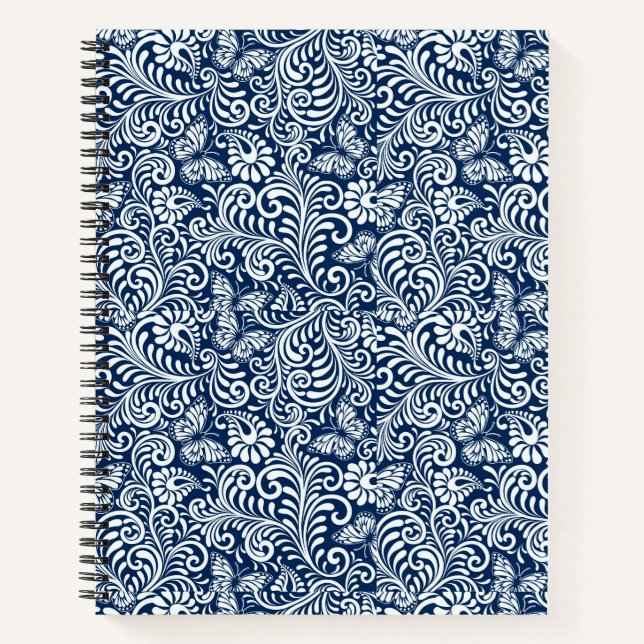 Ornament Classic Floral Royal Luxury Style  Notebook (Front)