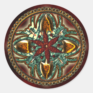 Ornament Classic Round Sticker