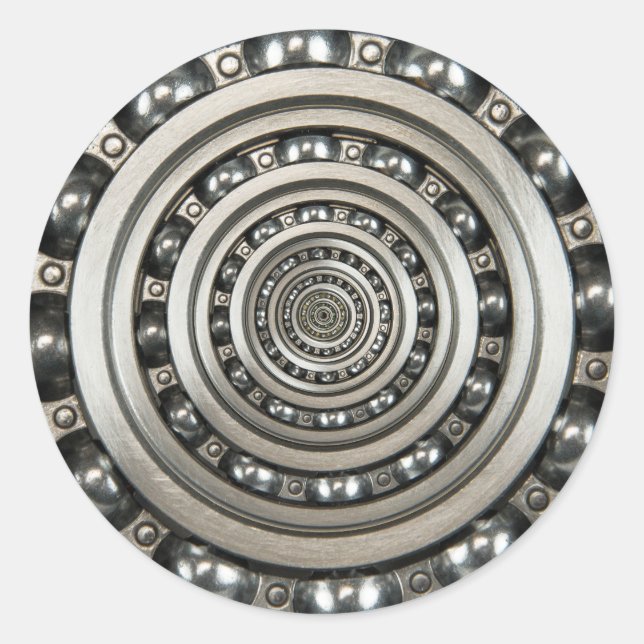 Ornament Classic Round Sticker (Front)