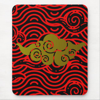 ornament cloud mouse mat
