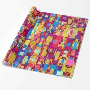 Ornament Collage Wrapping Paper
