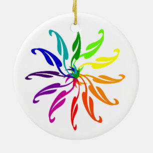 Ornament - Colour Wheel Leaves