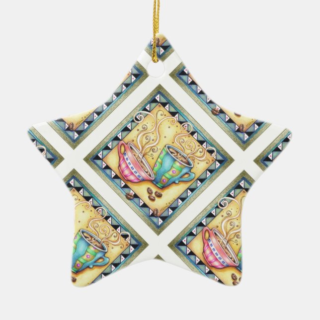 ORNAMENT - COOL BEANS! COFFEE ART (Front)