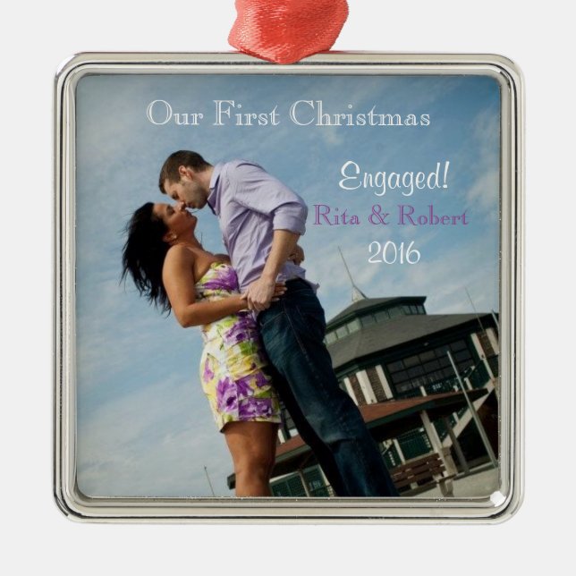 Ornament | Couples in Love | First Christmas (Front)