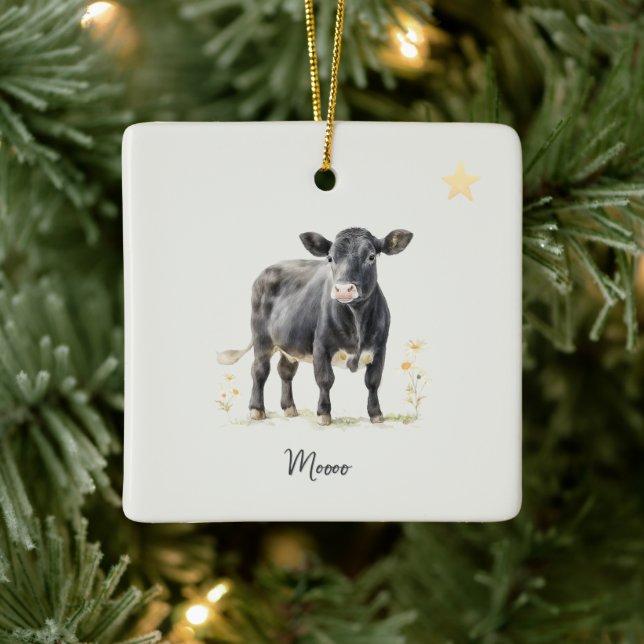 Ornament - Cow (Tree)