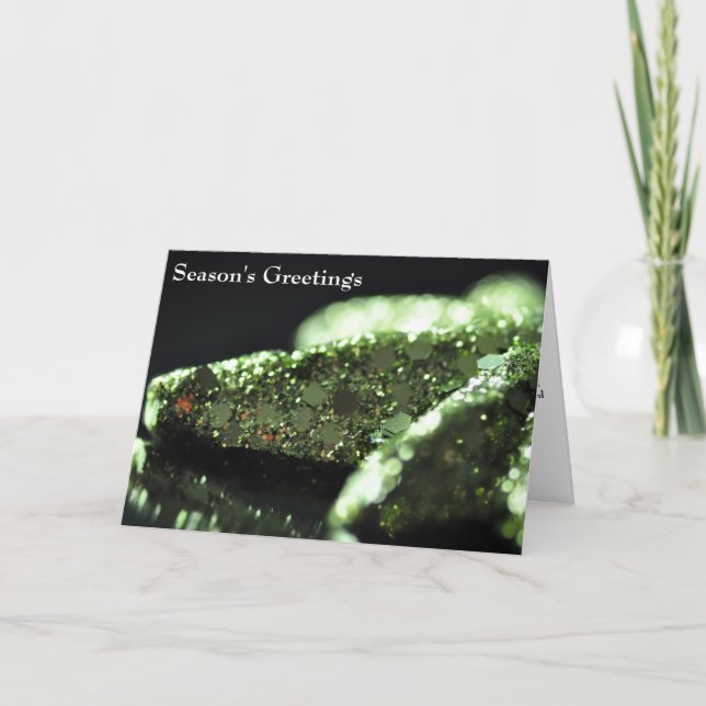 Ornament Customer Client Appreciation Business  Holiday Card (Front)