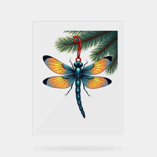 Ornament Dragonfly Acrylic Sign (Front)