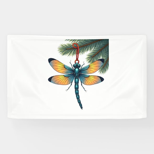 Ornament Dragonfly Banner (Horizontal)