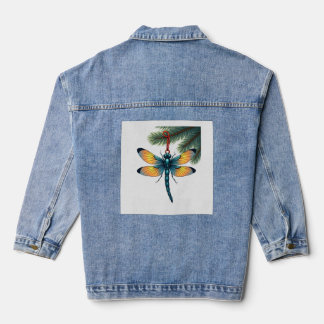 Ornament Dragonfly Denim Jacket