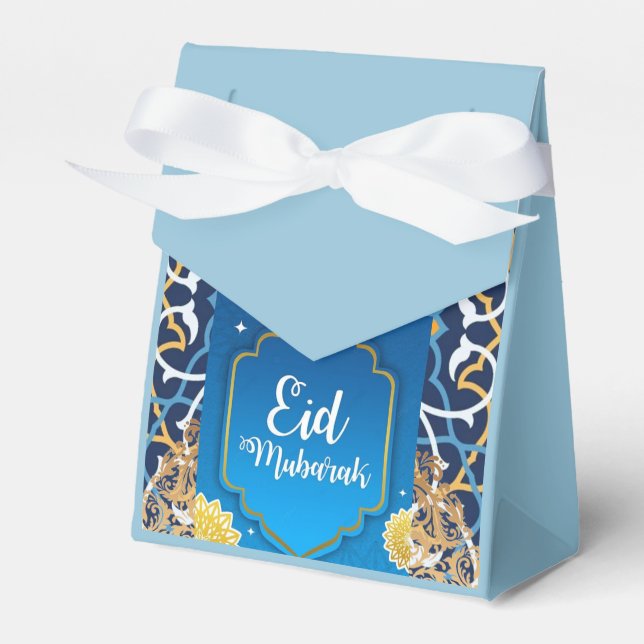 Ornament Eid  Favour Box (Front Side)