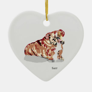 Ornament : English Bull Dog