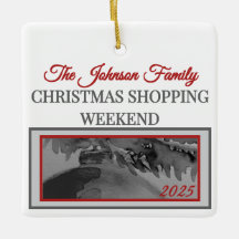 Ornament: Family Christmas Shopping Weekend 