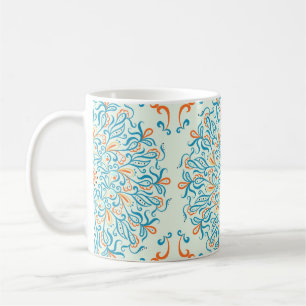 Ornament for ceramic tile. Abstract pattern.  Coffee Mug