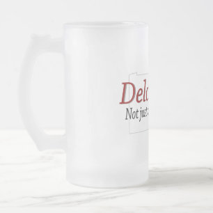 Ornament Frosted Glass Beer Mug