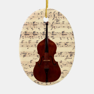 Ornament - Full Double Bass with sheet music