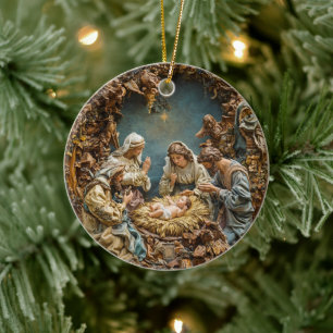Ornament Holy Family Nativity Scene