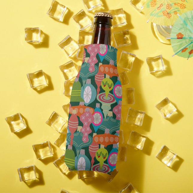 Ornament Jumble Bottle Cooler (In Situ Summer)