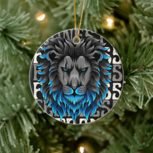 Ornament lion pattern be positive