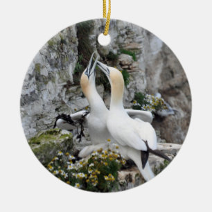 Ornament: Loving Gannets Ceramic Tree Decoration