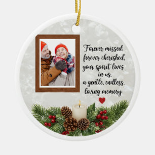 Ornament Memoryal - photos can be personalised