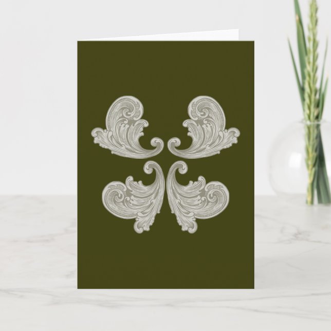 Ornament Mittelalter mediaeval Card (Front)