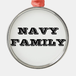 Ornament Navy Family