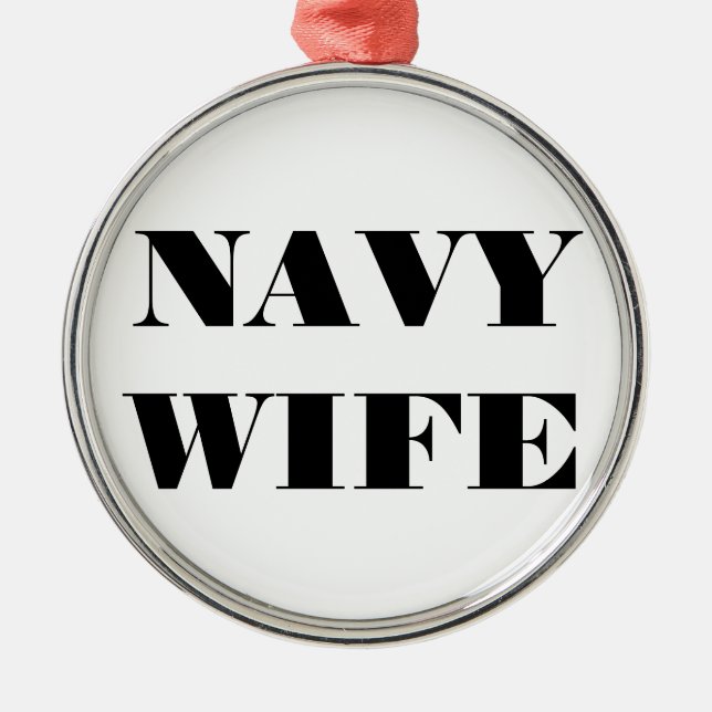 Ornament Navy Wife (Front)