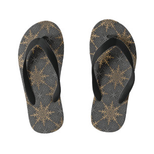 Ornament Pattern 3 Kid's Flip Flops