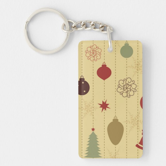 Ornament pattern key ring (Front)